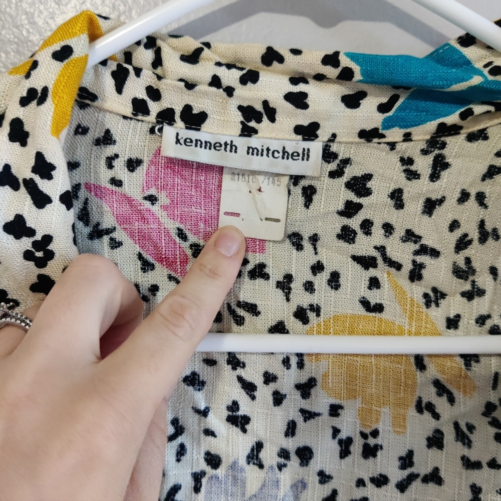 Vintage American Made Blazer Skirt Set Kenneth Mitchell - Picture 14 of 15